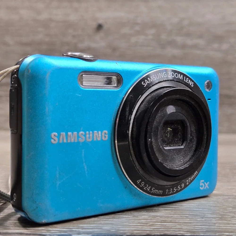 Samsung SL Series SL605 12.2MP Digital Camera Blue EC-SL605BPUUS for parts